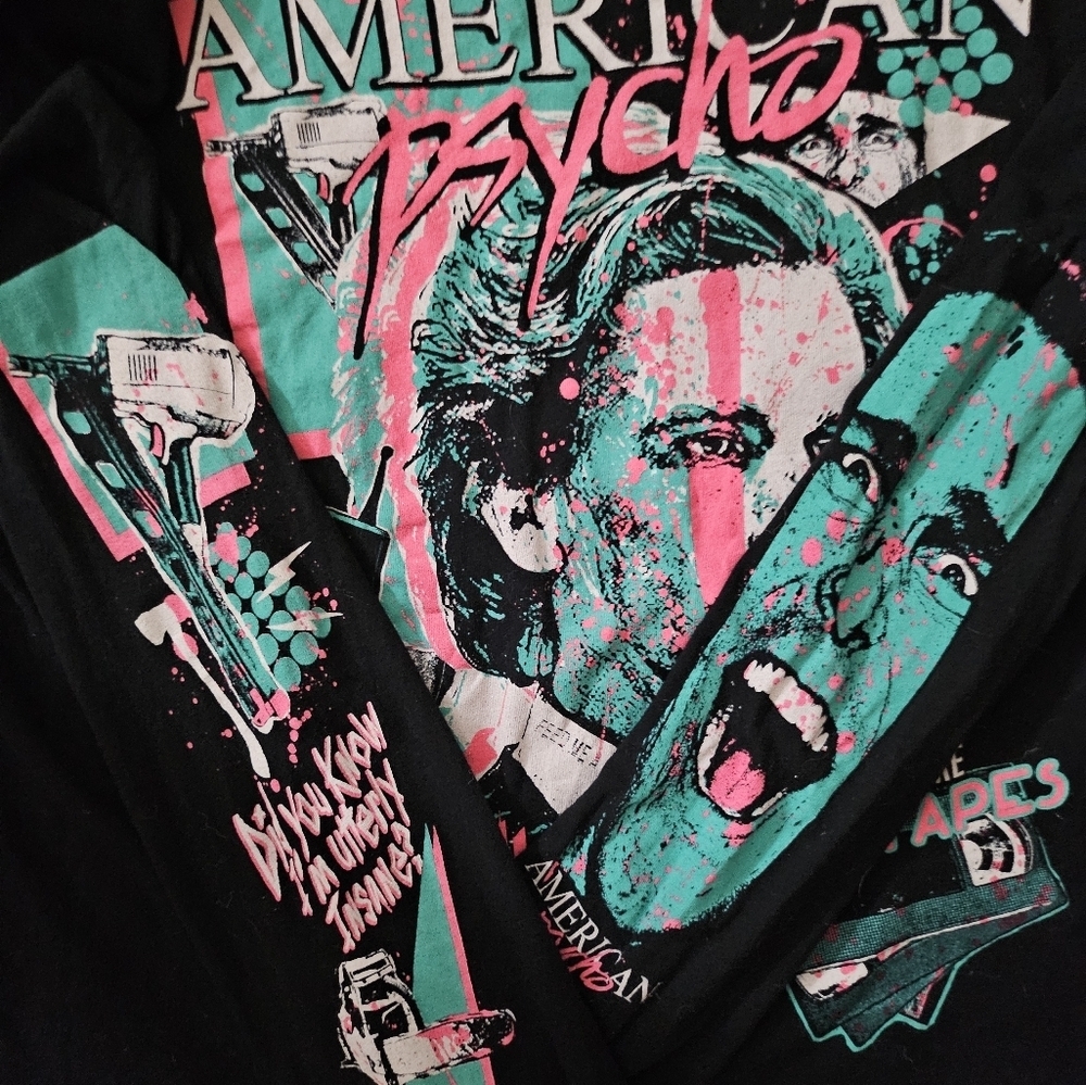 Cavity Colors Special Edition American Psycho Graphic Long-Sleeved Tee - Picture 9 of 12